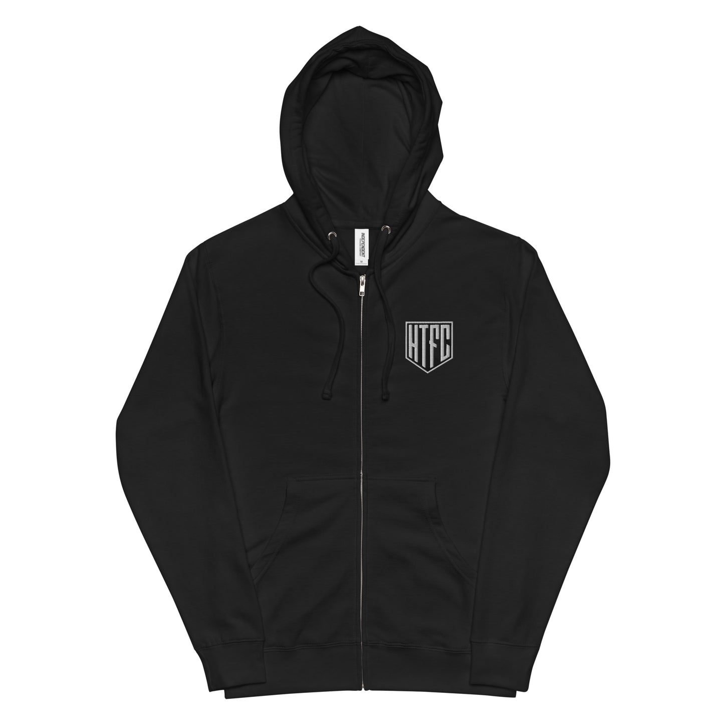 Unisex fleece zip up hoodie